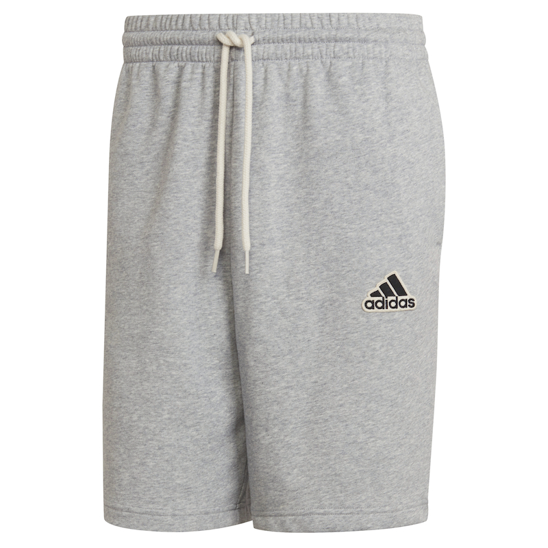 adidas fleece shorts grey