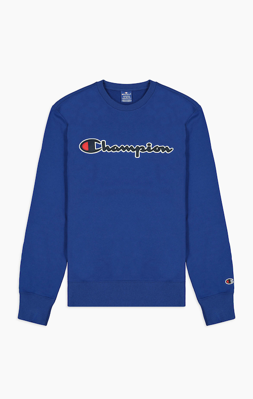 champion satin script hoodie sweatshirt