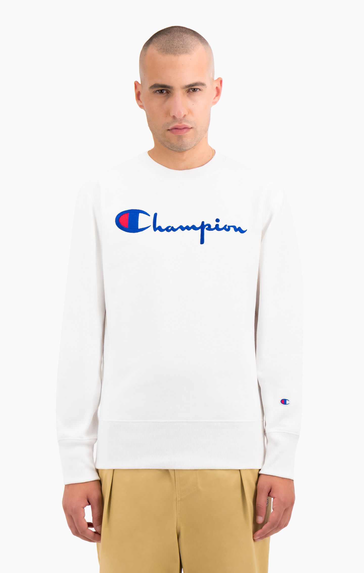champion reverse weave script logo