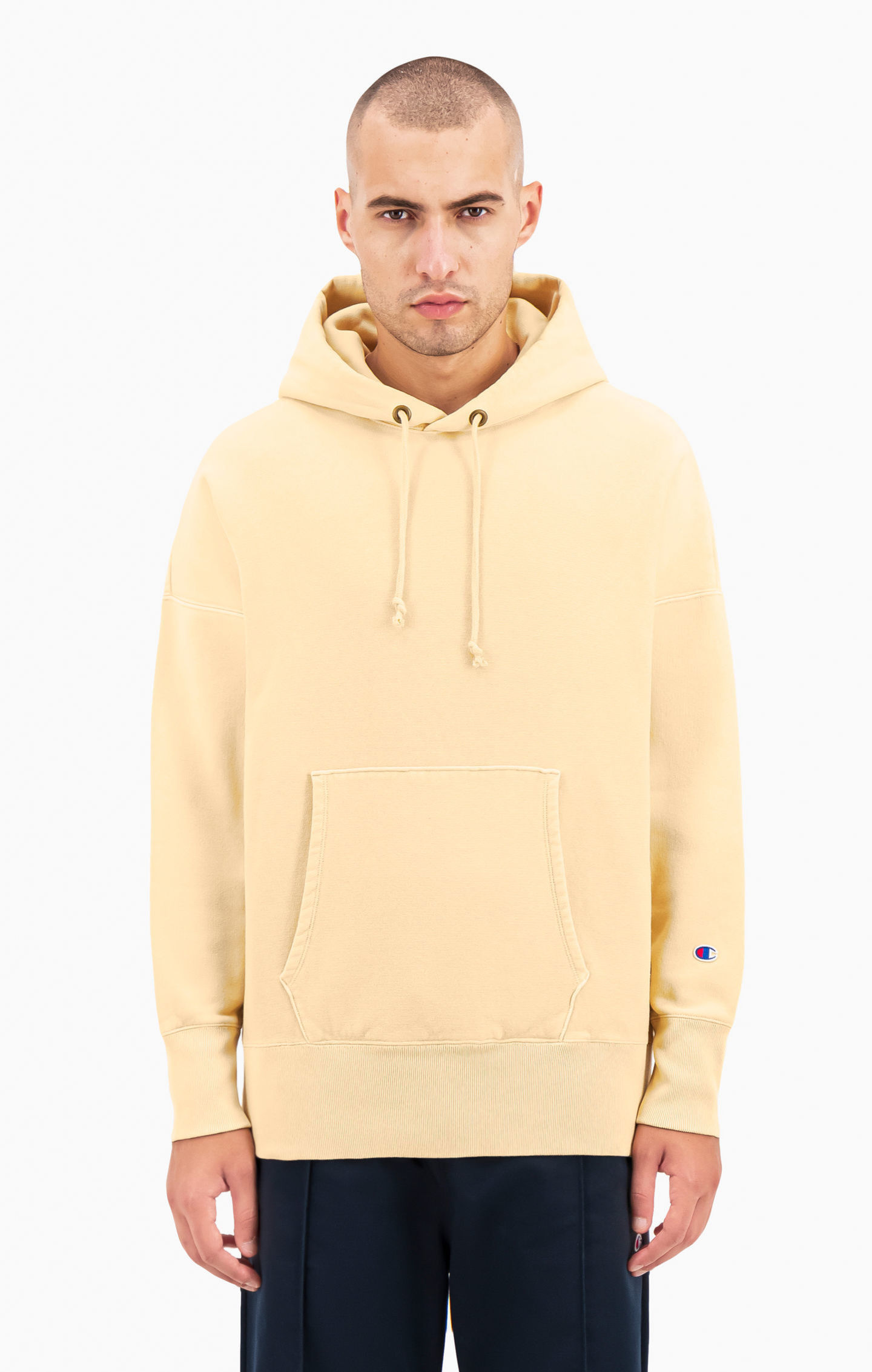 champion drop shoulder reverse weave hoodie