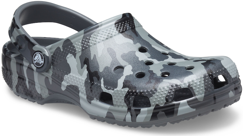 Classic Printed Camo Clog Free Delivery