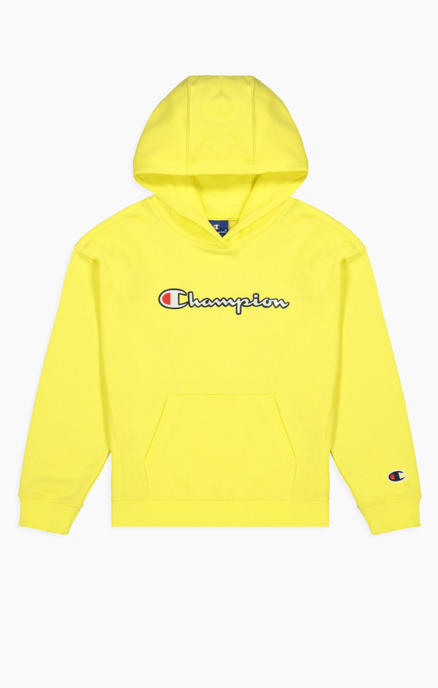 yellow champion hoodie girls