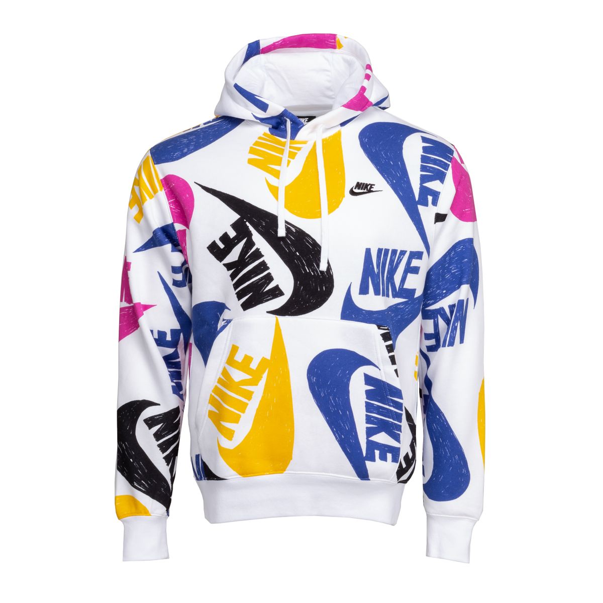 nike aop club hoodie