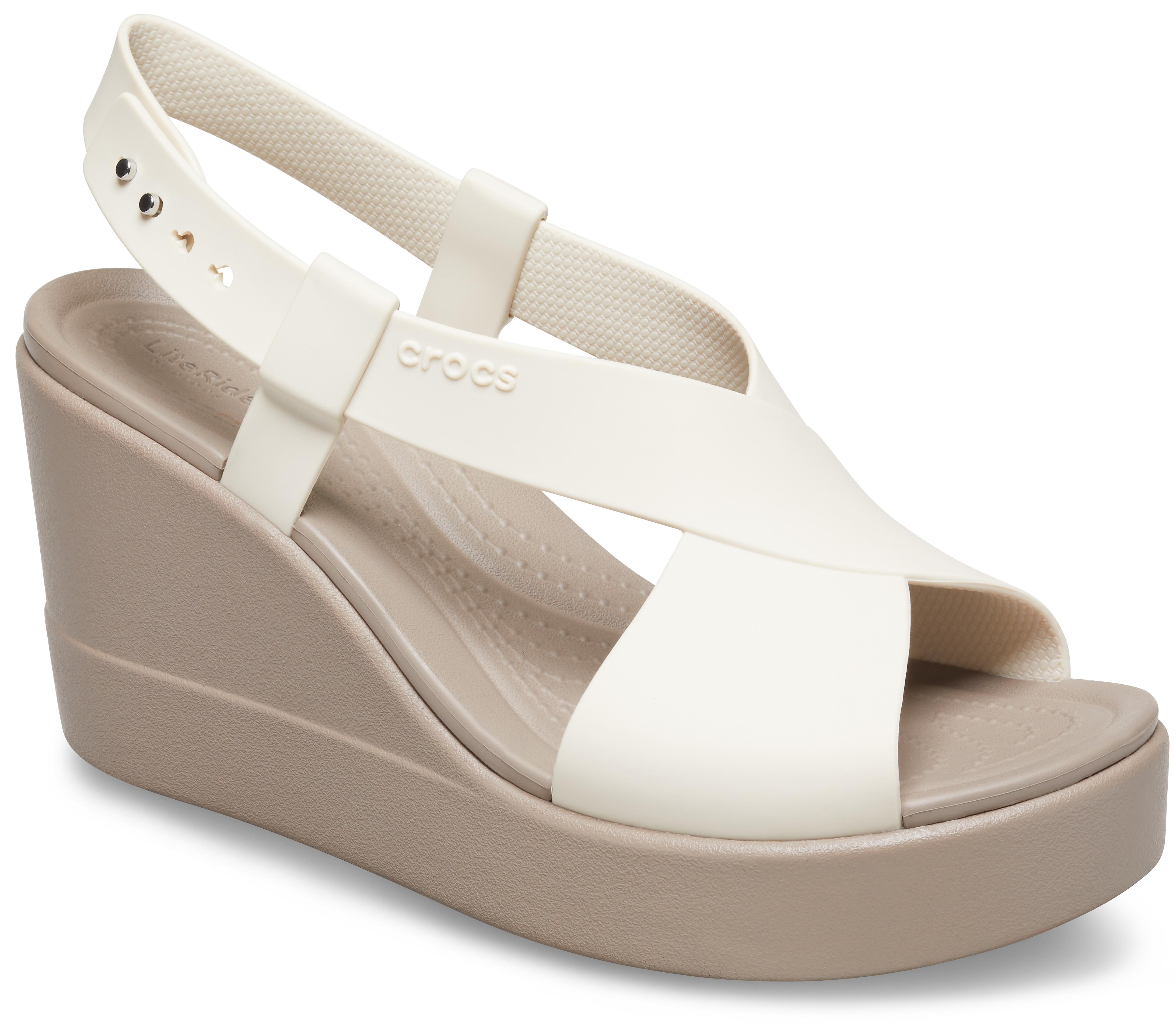 croc wedges for women