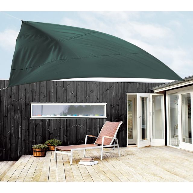 Hanging parasol TRONDHEIM Ø300 grey