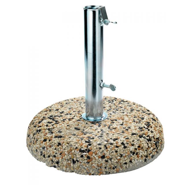 Hanging parasol TRONDHEIM Ø300 grey