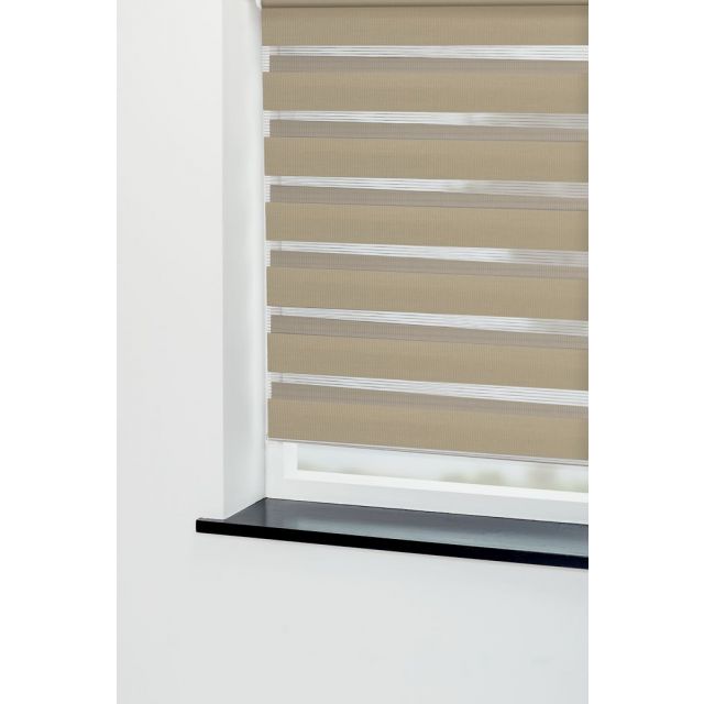 Roller Blind Senja 180 x 170 cm Beige Color Zebra Curtain