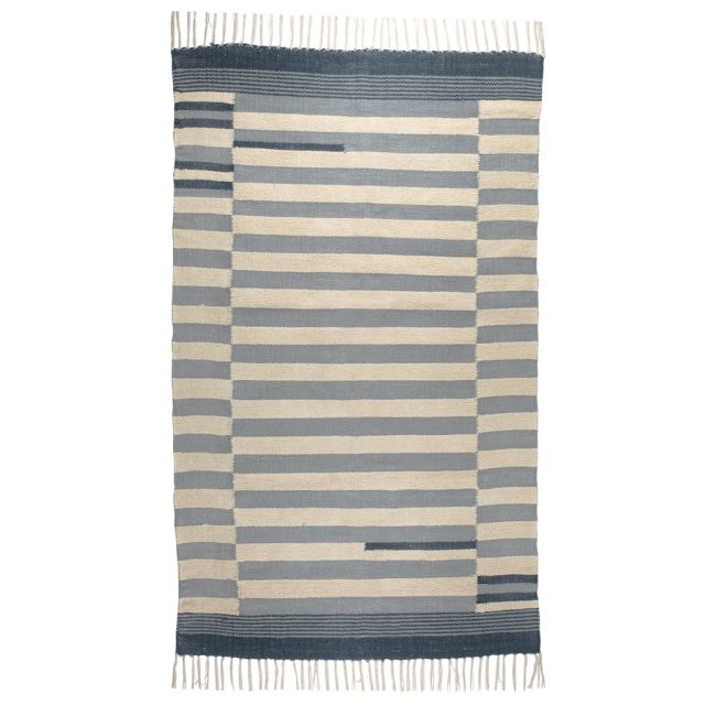Rug VILLIN 70x140 offwhite/black