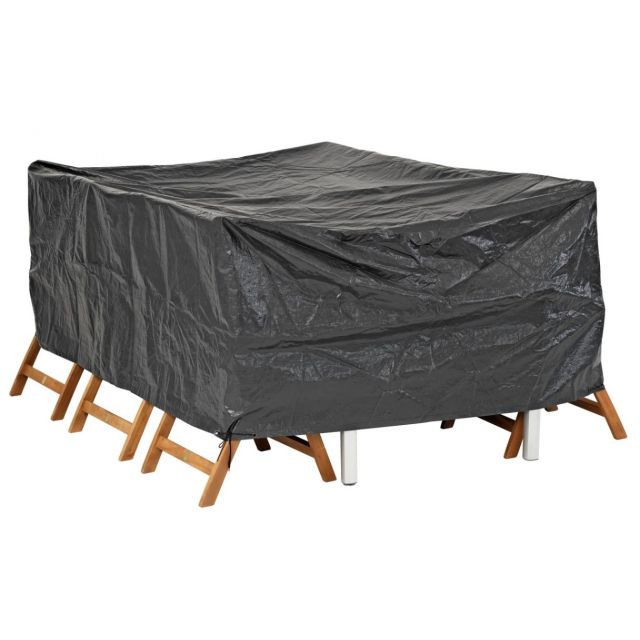 Hanging parasol TRONDHEIM Ø300 grey