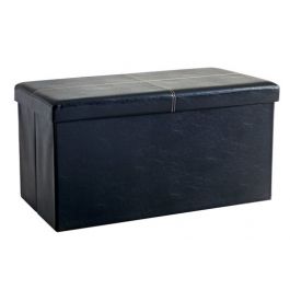 pouffe holeby double with storage black box rest seat