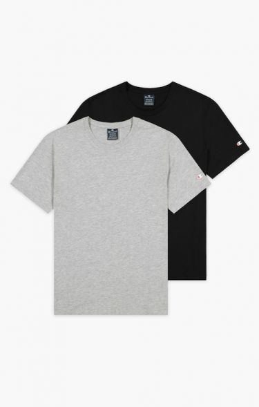 champion tape script crew sweatshirt