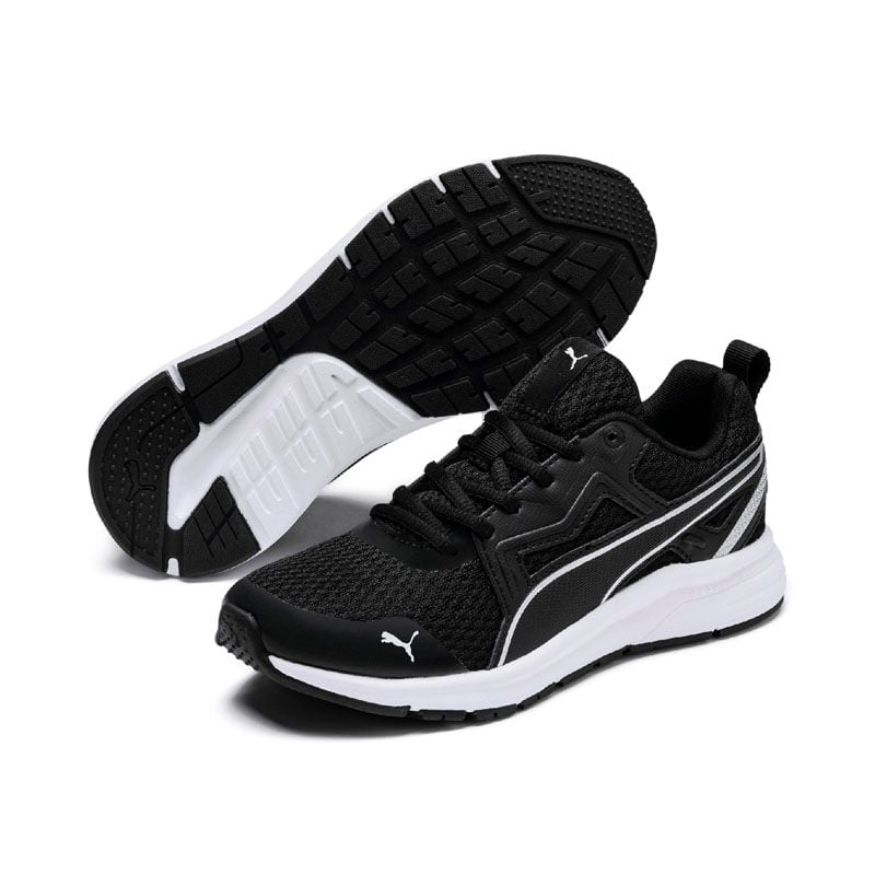 puma pure black shoes