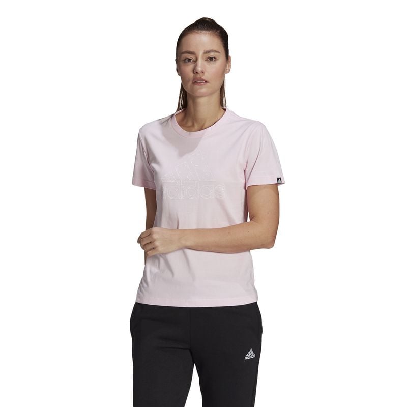 women's adidas badge of sport floral tee