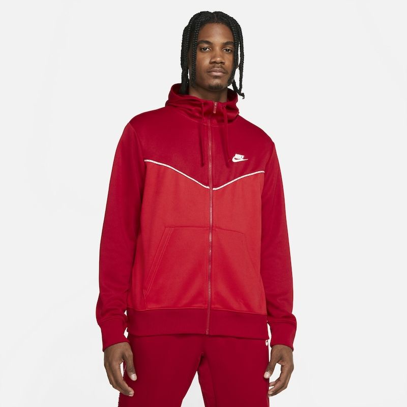 mens nike chevron full zip hoodie