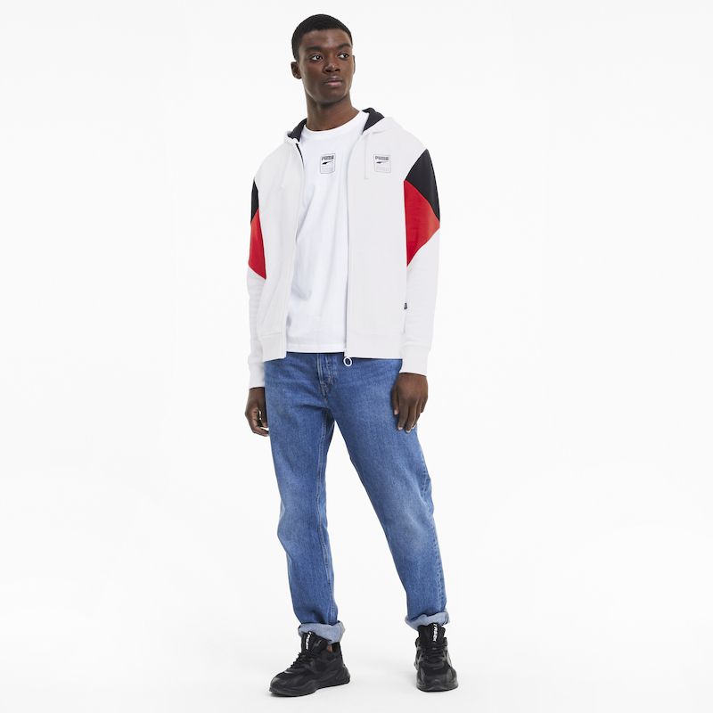 puma rebel full zip hoodie