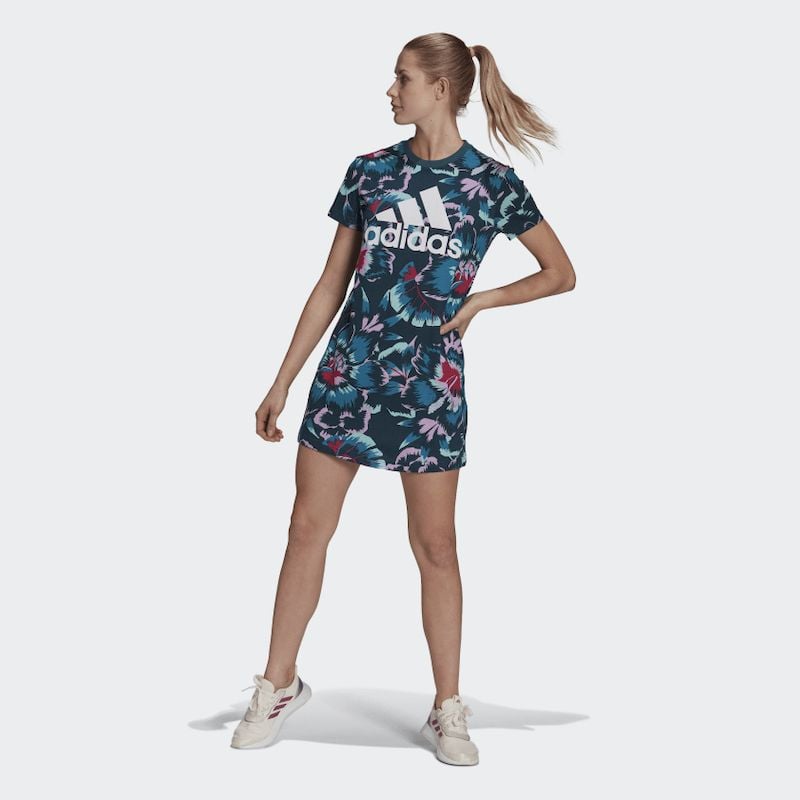 adidas floral dress