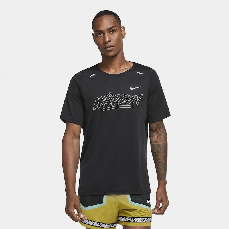 nike men's short sleeve running top