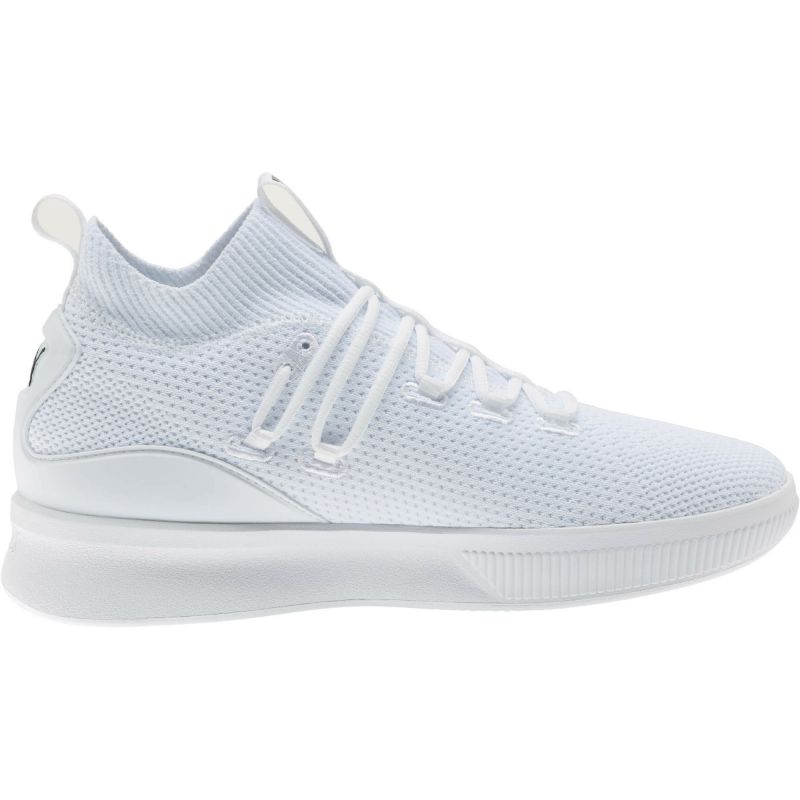 white puma clyde court