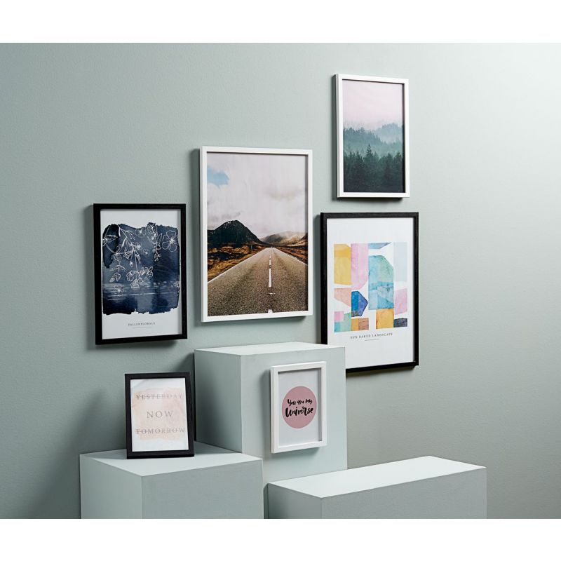 إطار صورة Oscar مقاس 13 18 سم اللون أبيض إطار صورة Oscar مقاس 13 18 سم اللون أبيض