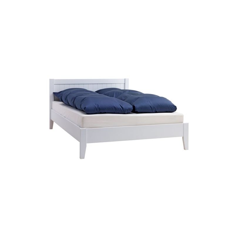 Bed Frame Tinglev 140 X 200 Cm White Color Bed Box