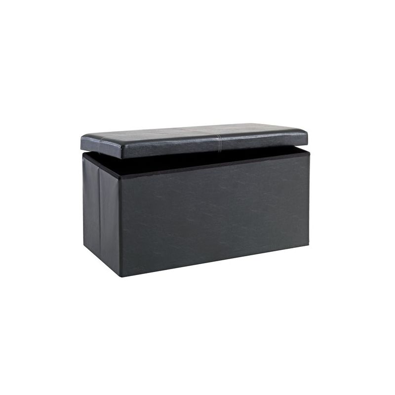 pouffe holeby double with storage black box rest seat