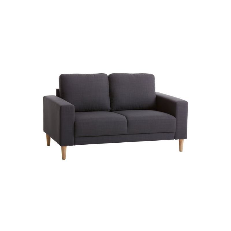 sofa egense two seater dark grey color living couch