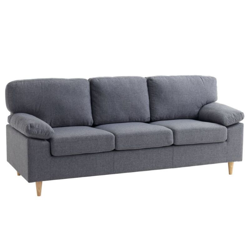 Sofa Living Couch Gedved Three Seater Light Grey Color Sofa Living Couch Gedved Three Seater Light Grey Color