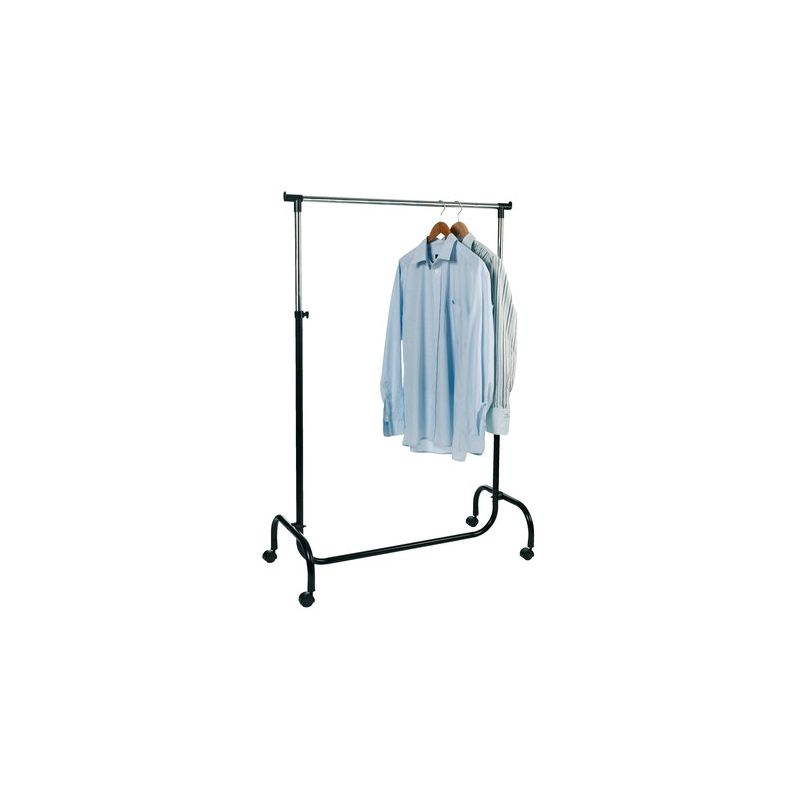 Jerslev Clothes Rail Black/Chrome Color Coat Rack