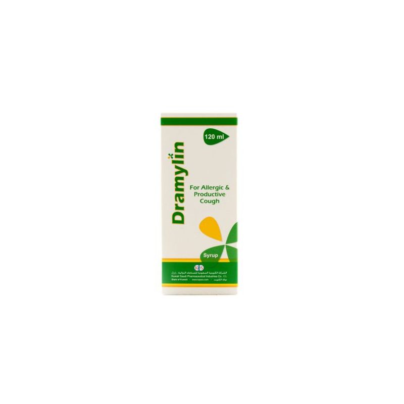 Dramylin Cough Syrup 120ml Al Mutawa Pharmacies Kuwait Online