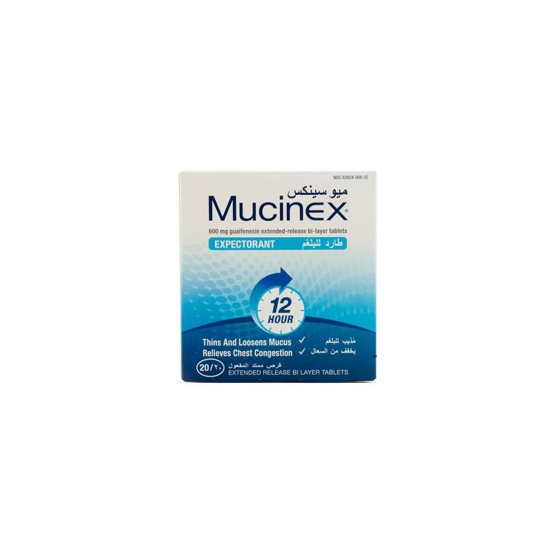 mucinex 600mg expect tabs 20s