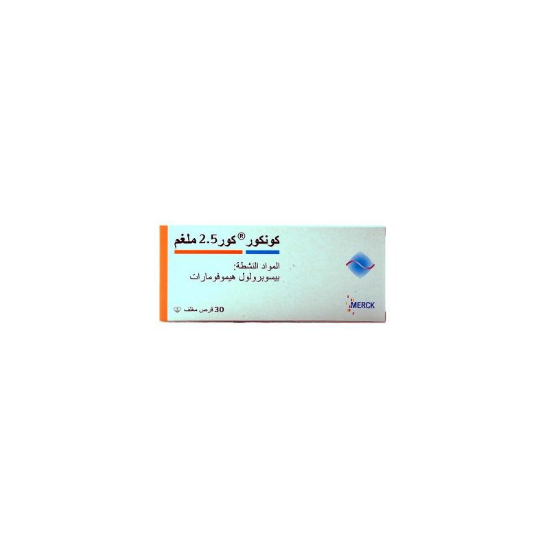 concor cor 2 5mg tabs 30s