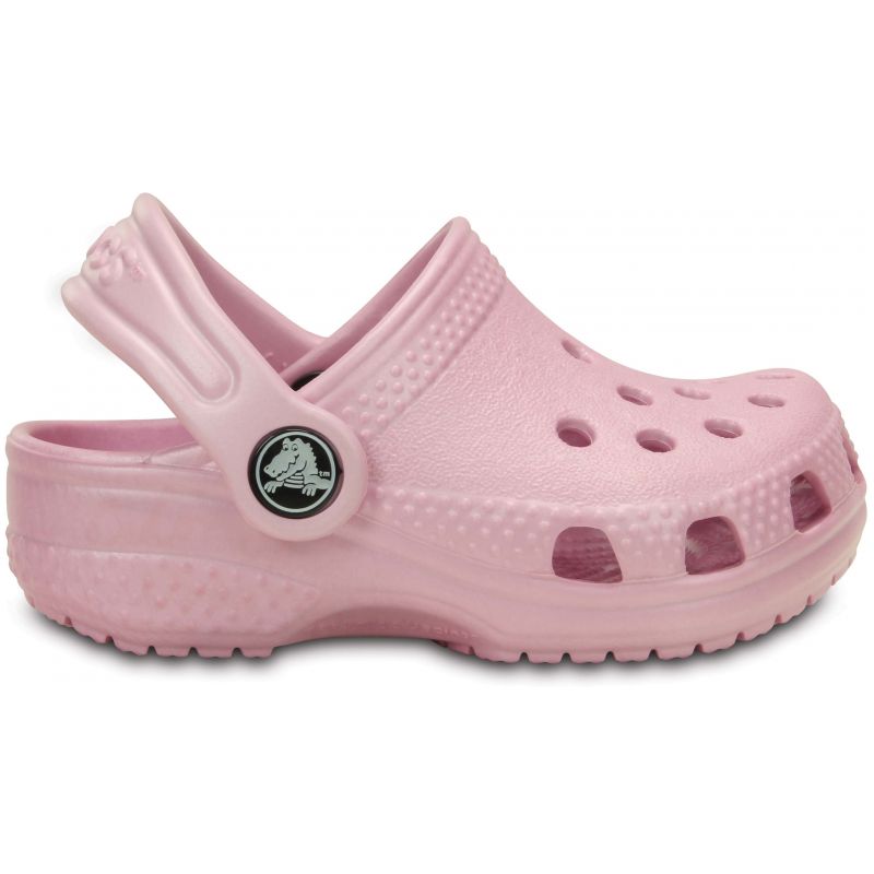 baby pink crocs with fur