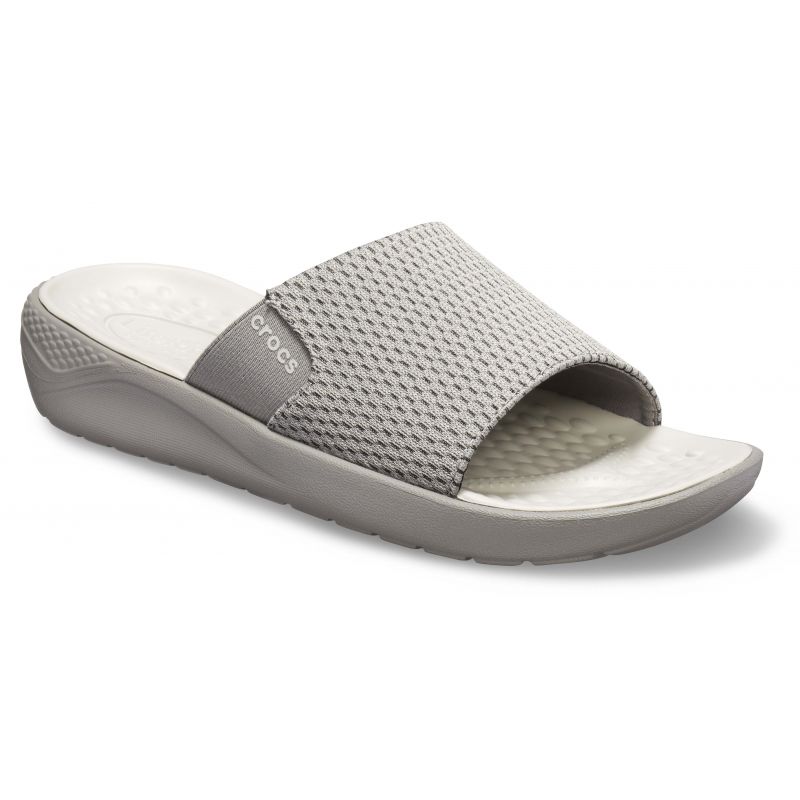 crocs men's literide mesh slide sandal
