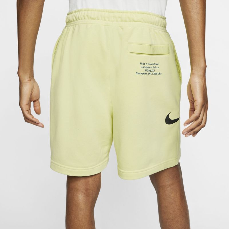 nike french terry shorts double swoosh