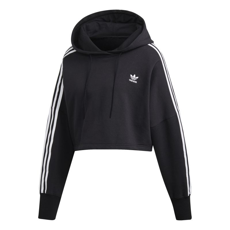 adidas women's cropped hoodie