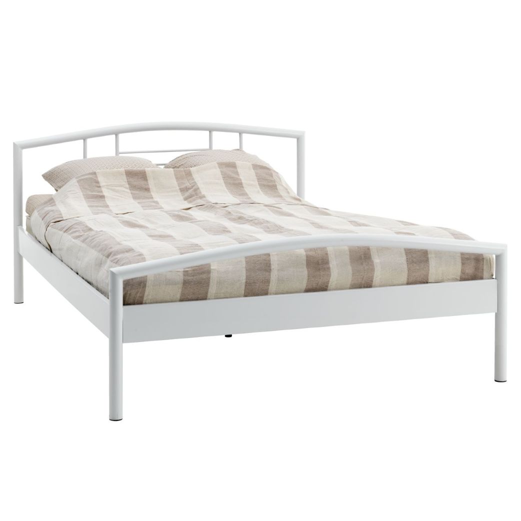 Bed Frame Bed Box Valsted 140 x 200 cm White Color