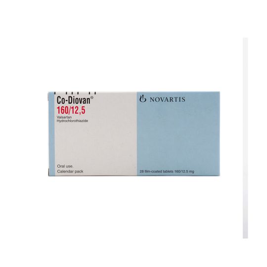 co diovan 160 12 5 mg tab 28s