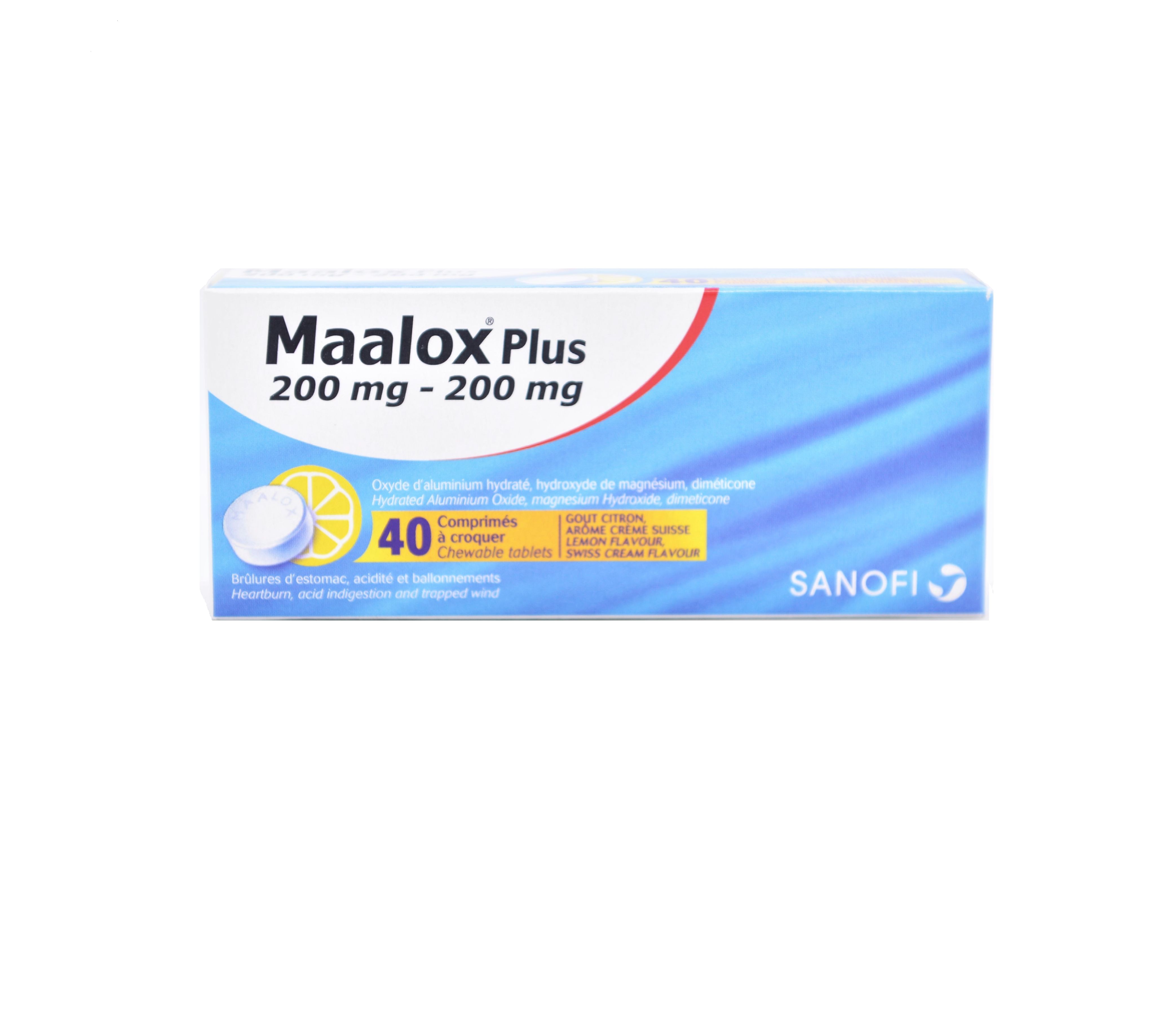 Maalox Plus Tabs 40's