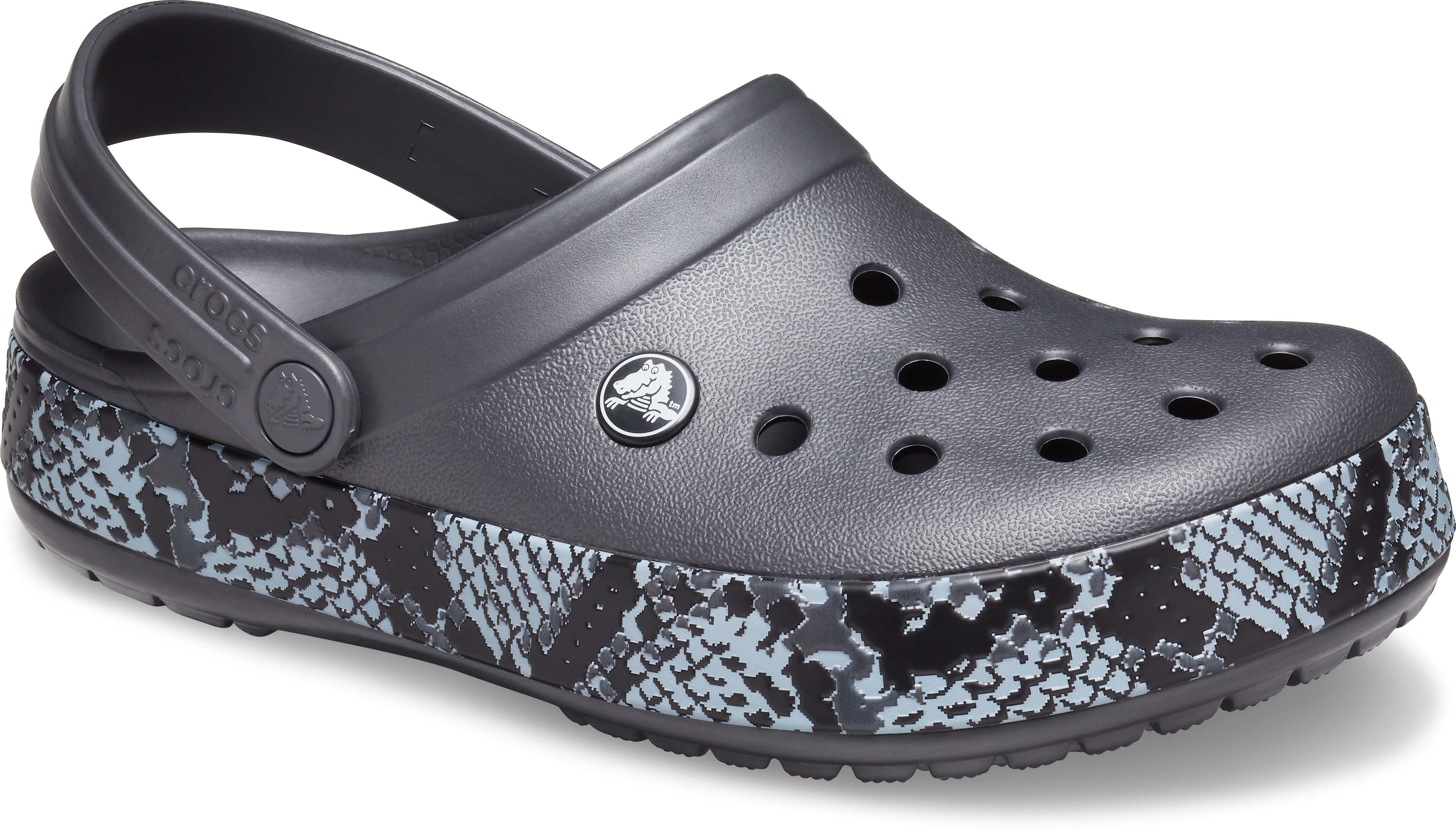 classic snake print clog