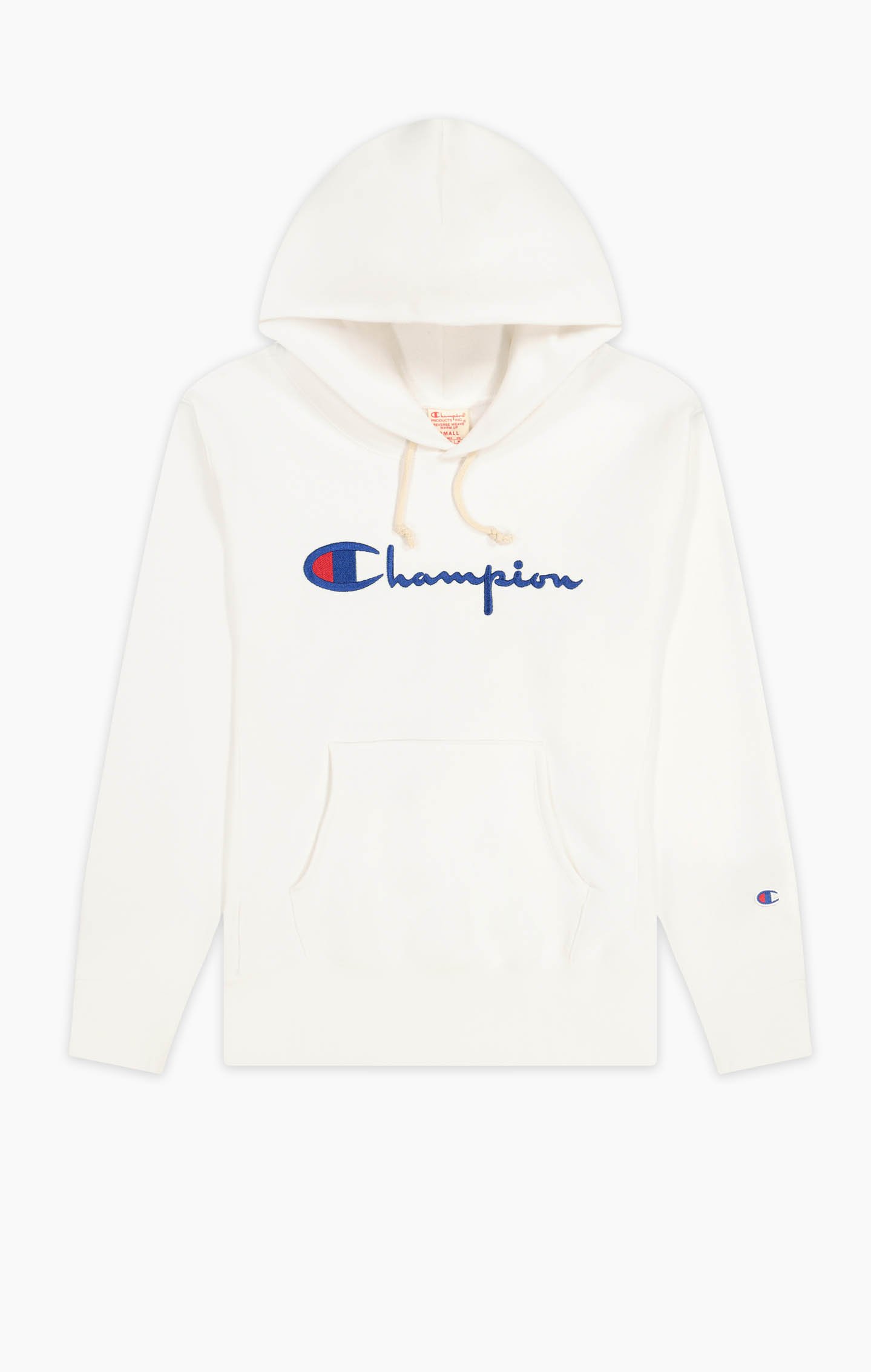 champion reverse weave script hoodie