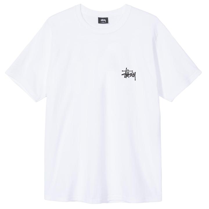 stussy white t shirt